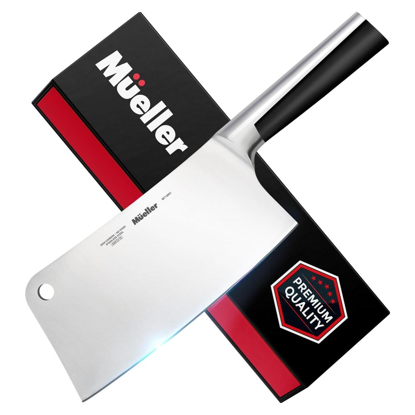 Cuchillo de Carnicero Mueller 17.78 cm Acero Inoxidable