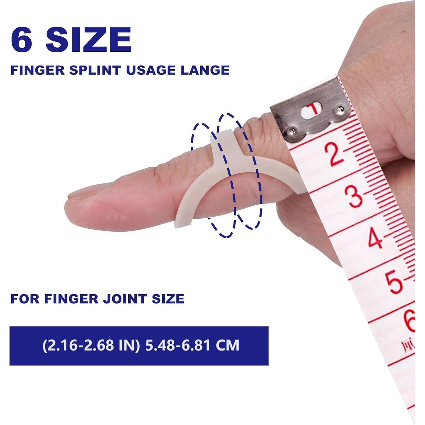 6 Férulas Ovaladas para Dedos SOFT HOME Impermeables