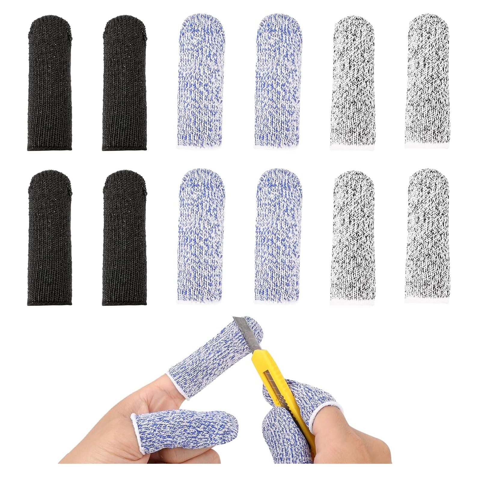 Protectores de Dedos Sliverdew, Paquete de 12 Reutilizables