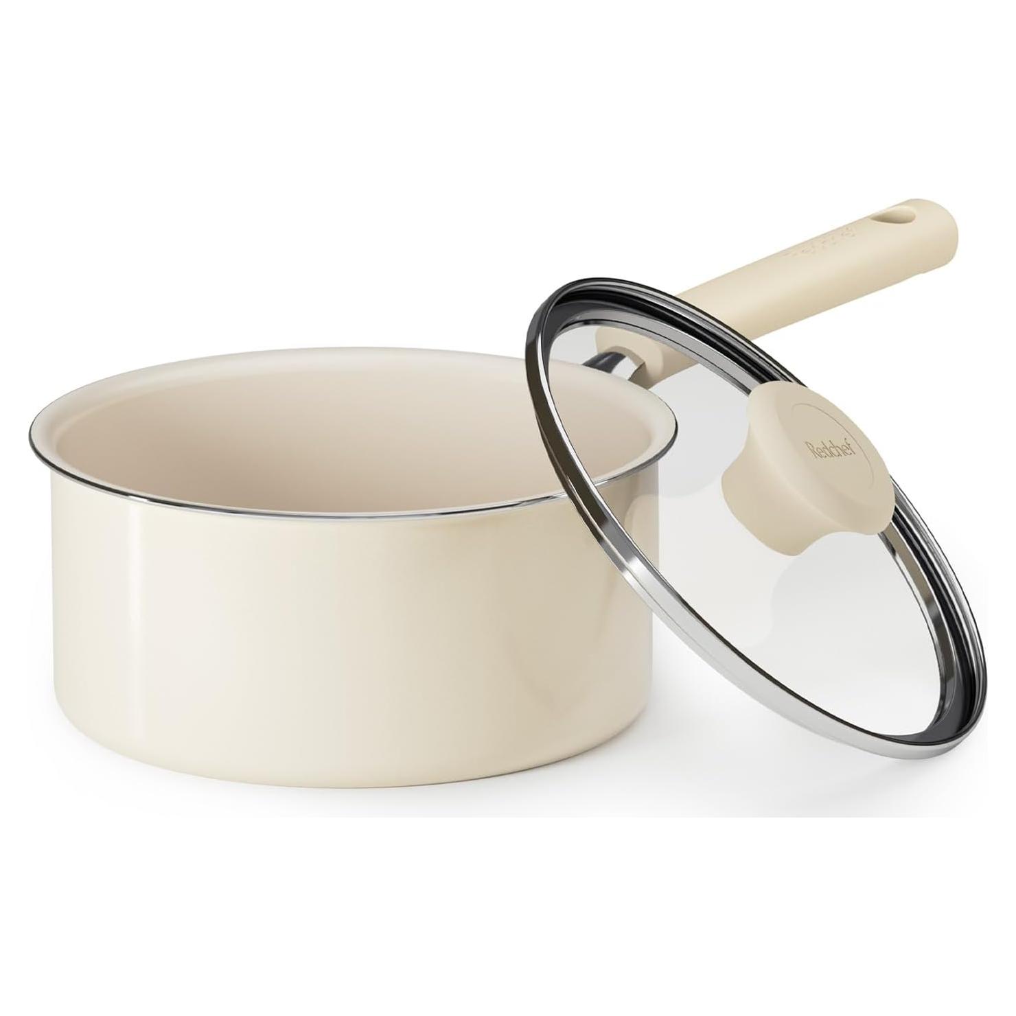 Cacerola Antiadherente Redchef 2.5L Cerámica con Tapa