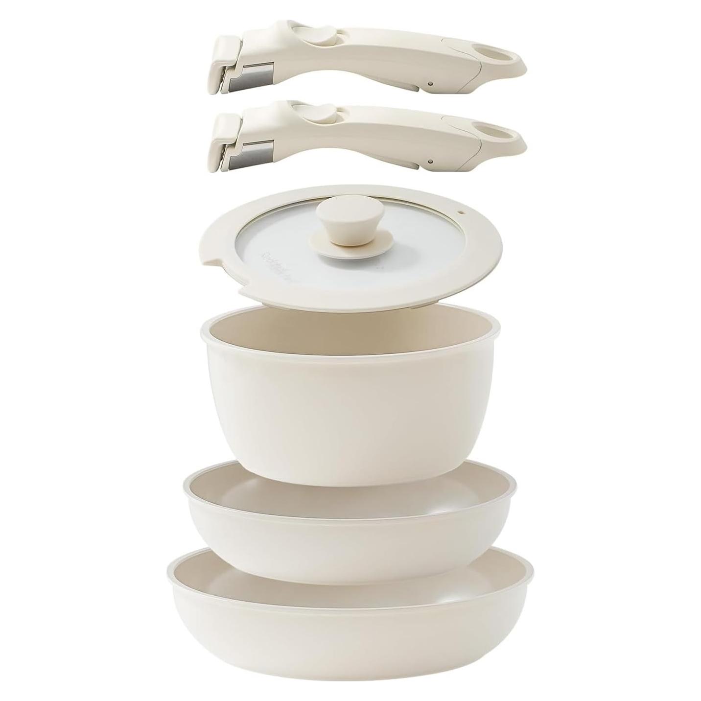 Juego de Ollas y Sartenes Cerámicas Redchef 6 Piezas Antiadherentes