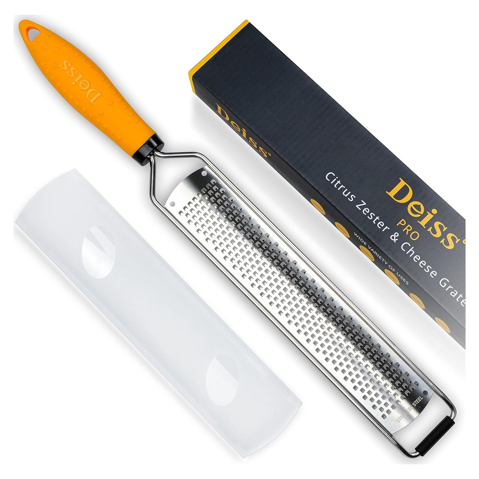 Rallador Deiss PRO Acero Inoxidable 37.5cm - Queso y Limón