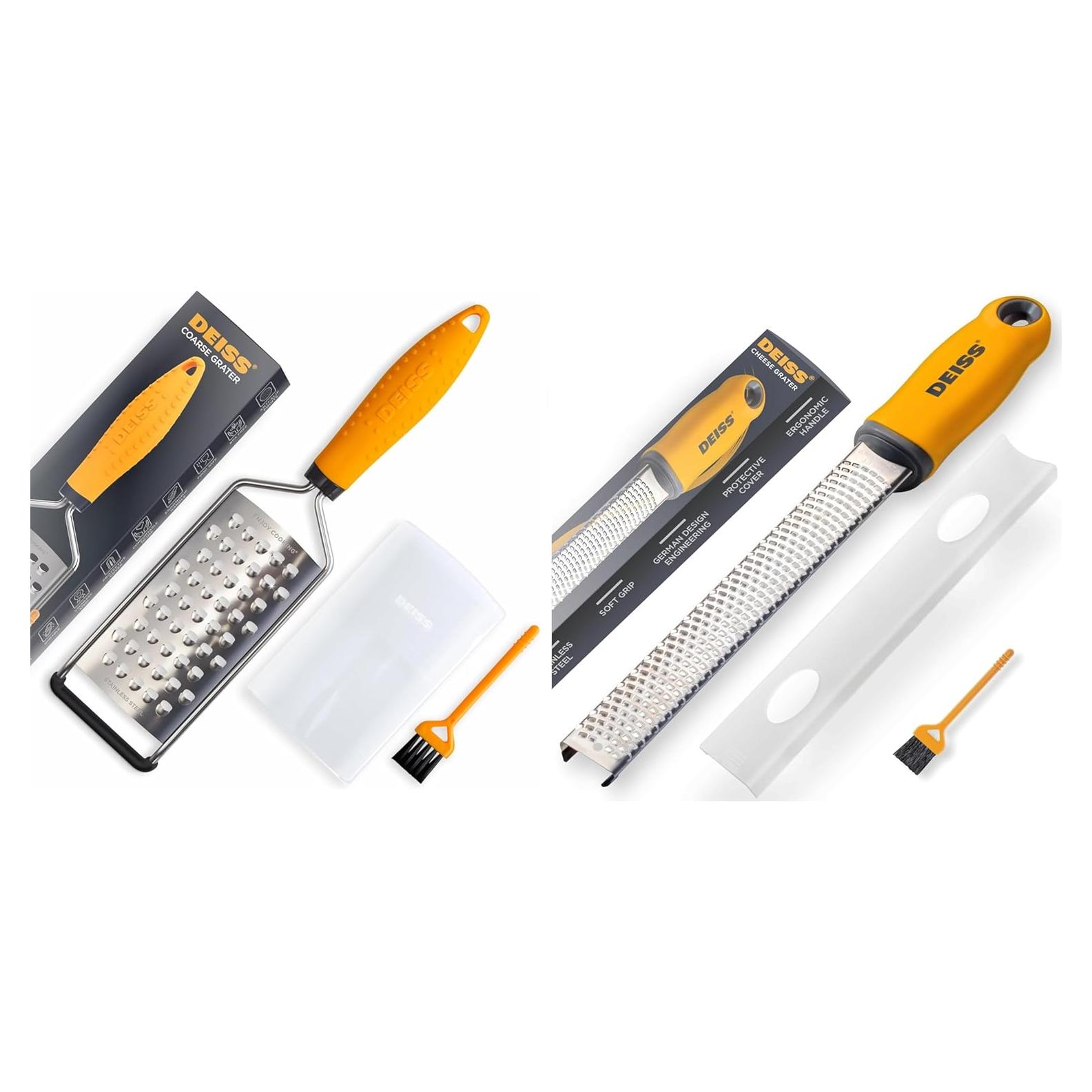 Rallador de Queso y Cítricos Deiss PRO Acero Inoxidable