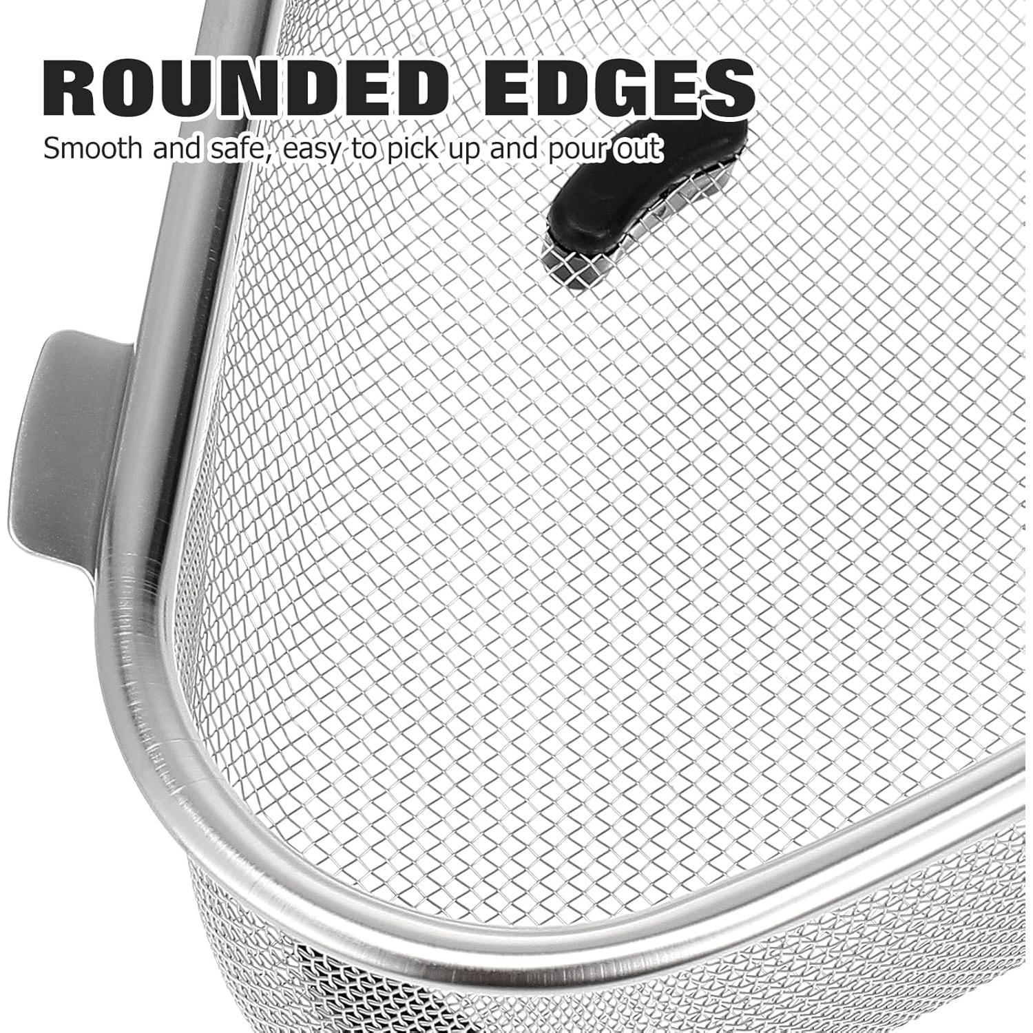 Canasta de Drenaje Triangular HEMOTON Acero Inoxidable 23x15.5cm