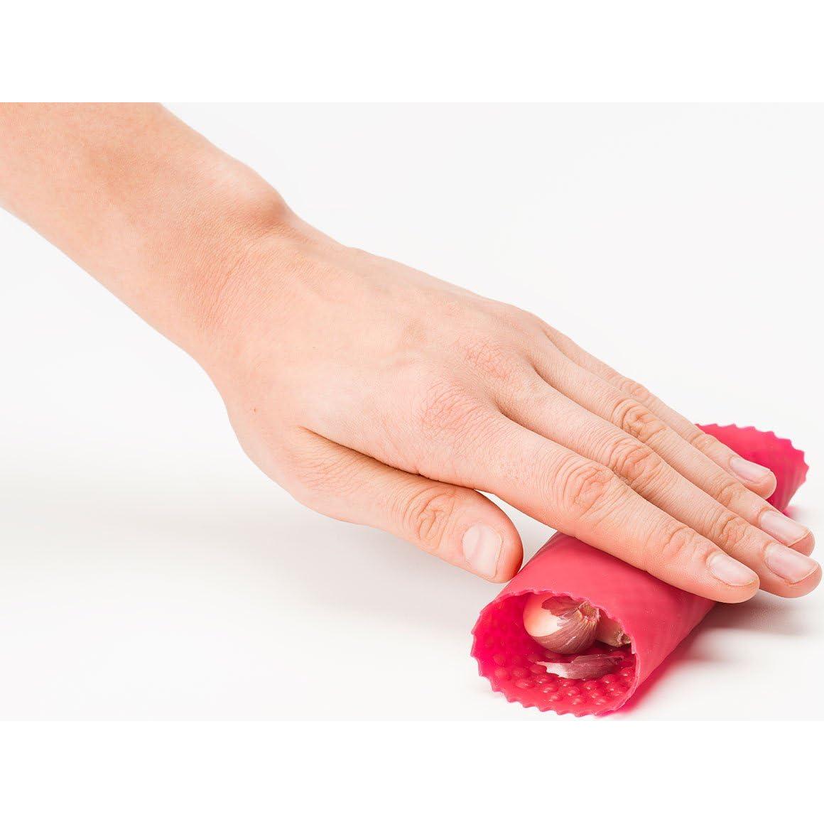 Pelador de Ajo Zyliss de Silicona Rojo Apto para Lavavajillas