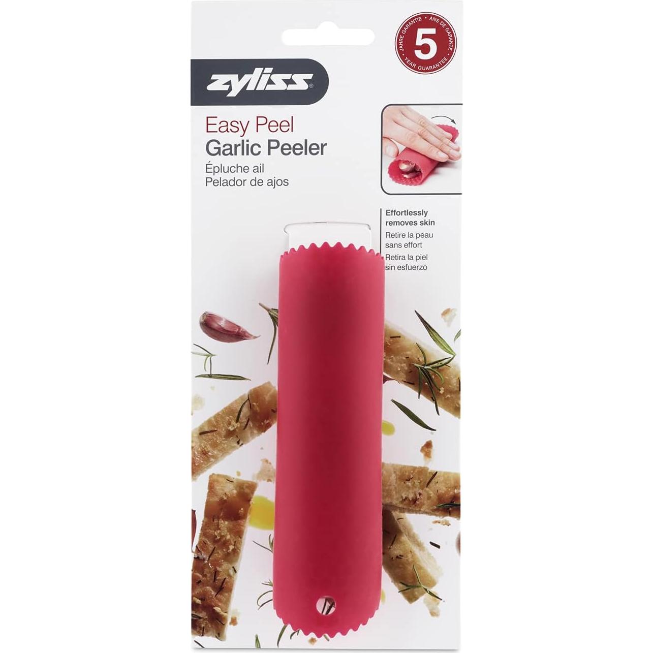 Pelador de Ajo Zyliss de Silicona Rojo Apto para Lavavajillas