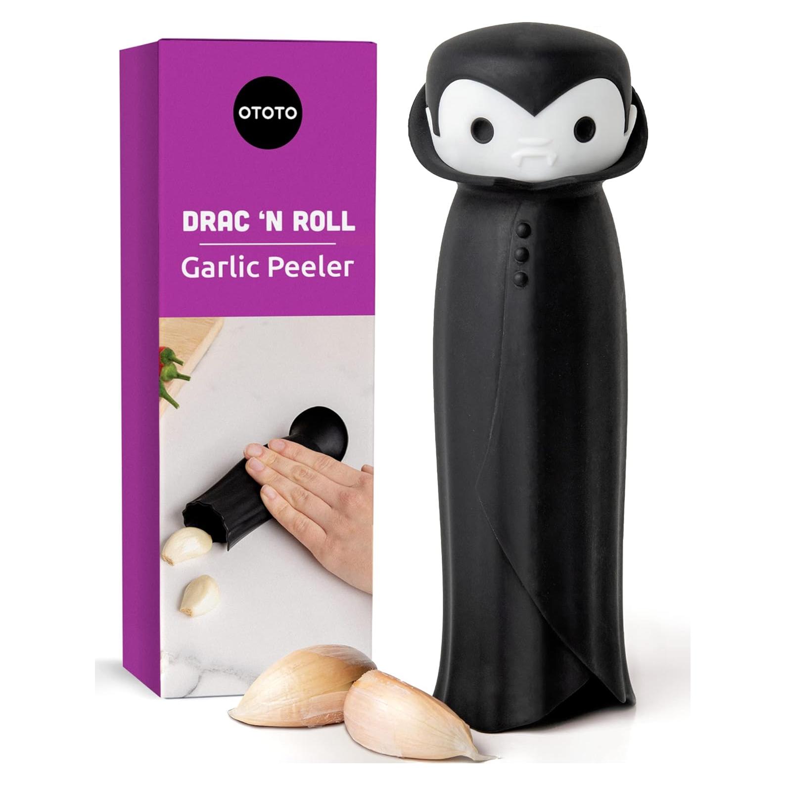 Rodillo de Ajo OTOTO Drac N' Roll de Silicona - Gadget Divertido