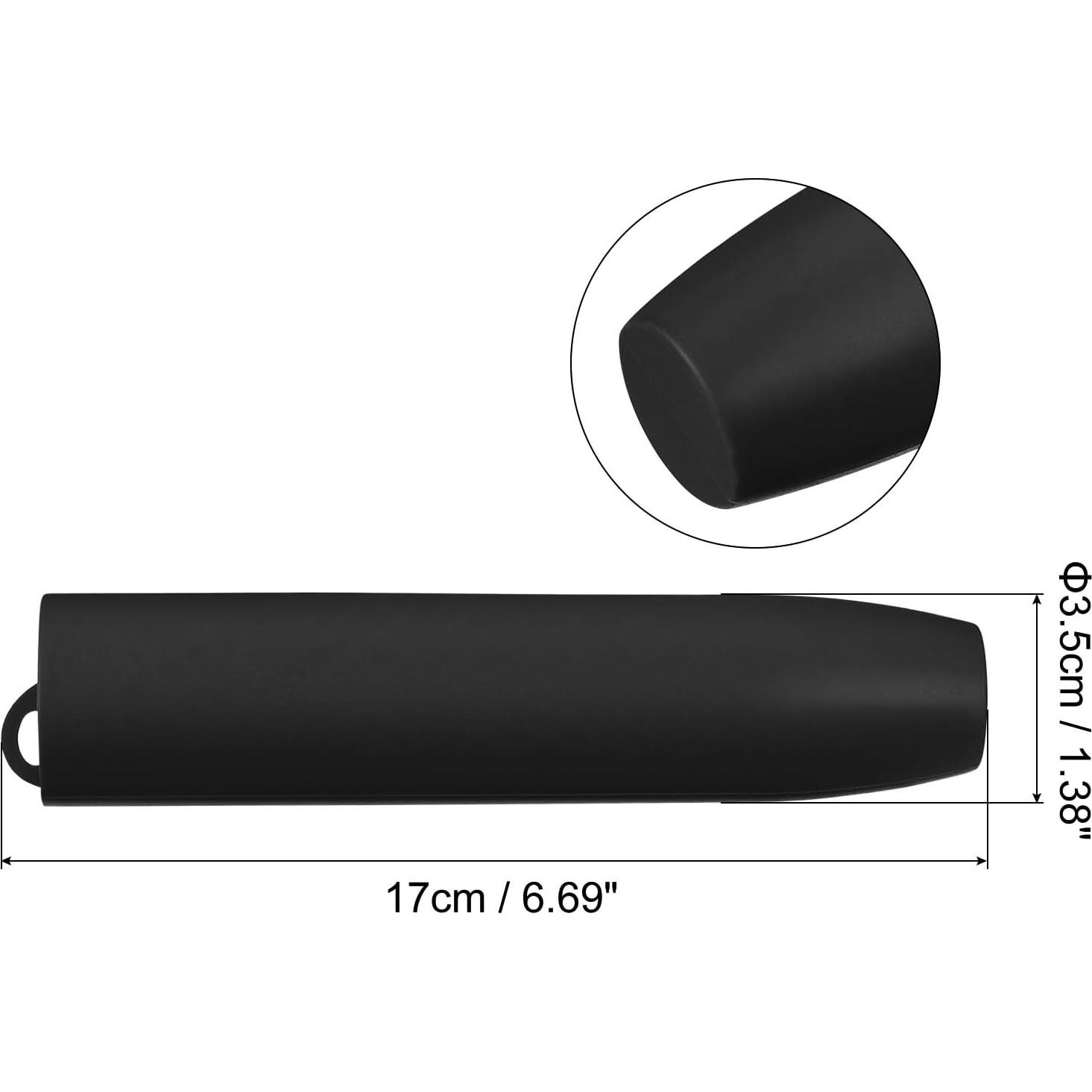 Pelador de Ajo de Silicona uxcell - 2 Piezas, Negro