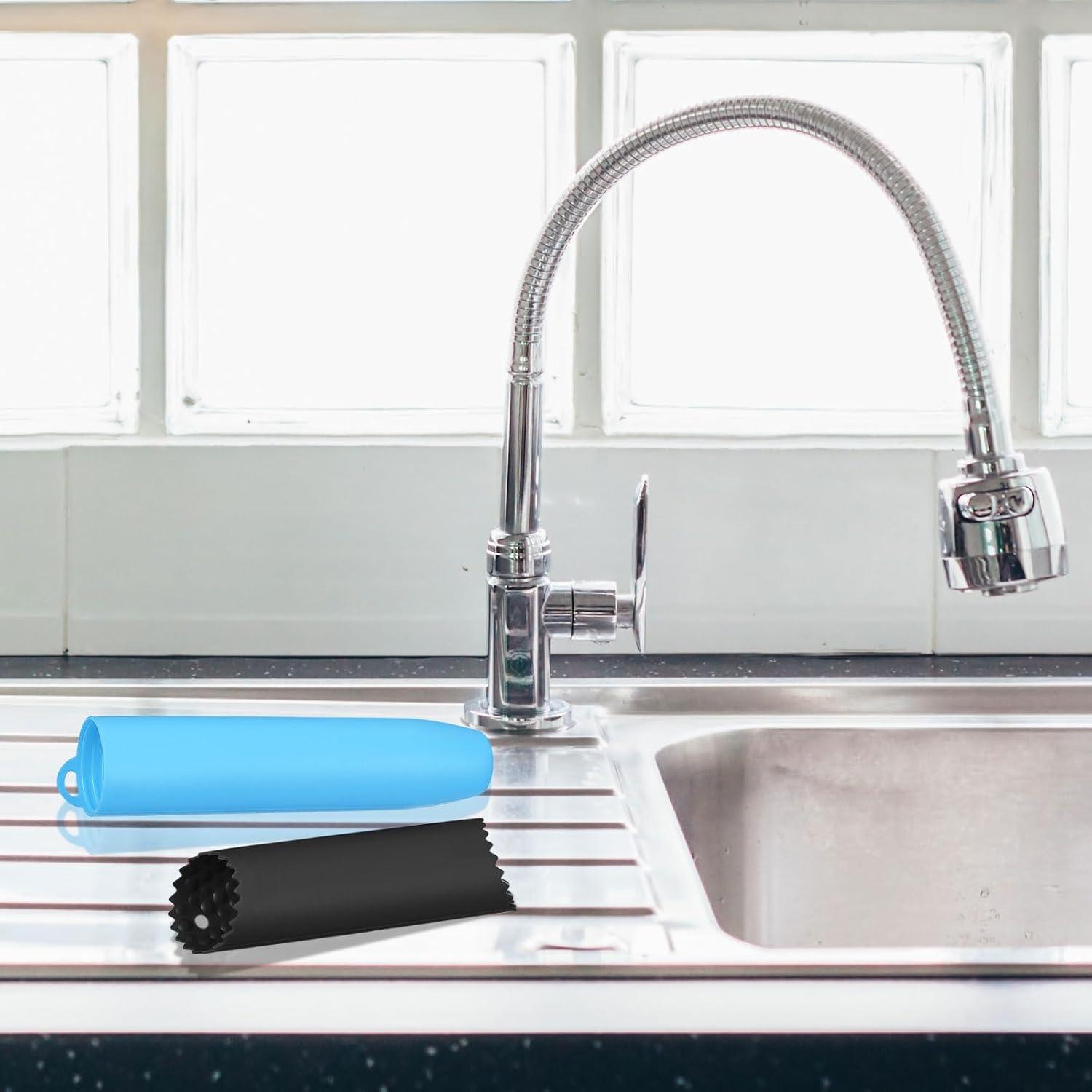 Pelador de Ajo de Silicona uxcell - 2 Piezas, Negro