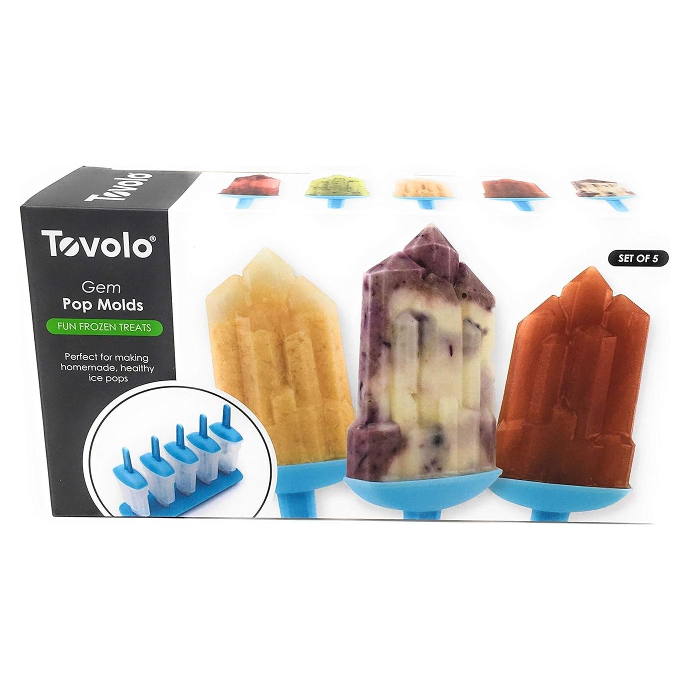 Moldes para helados TOVOLO Gem 5 unidades 23x12 cm