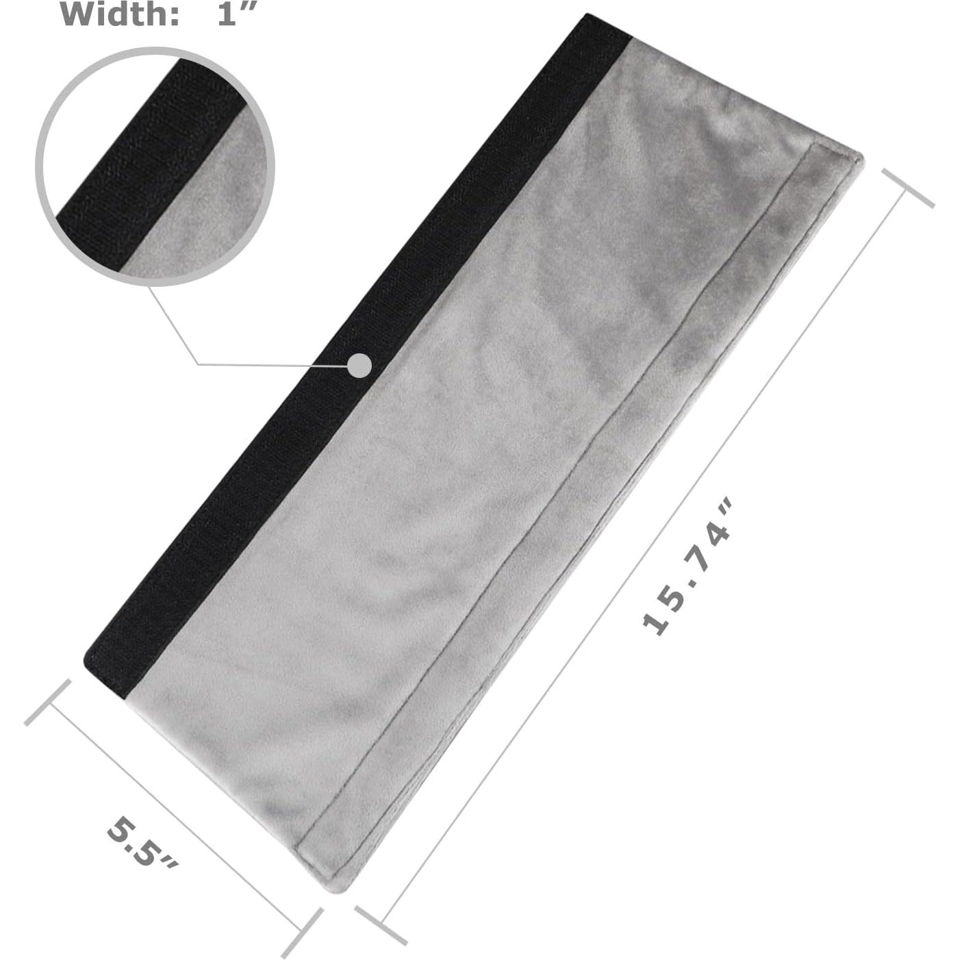 Cubiertas de Mango Daixers 3PCS Terciopelo Gris