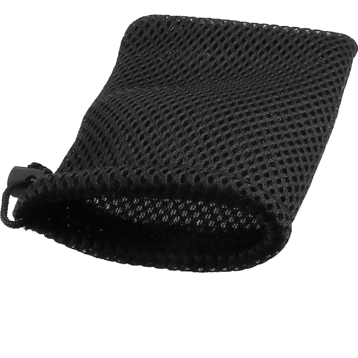 uxcell Bolsa de Malla Nylon 3 Pcs 13 x 9 cm Negra