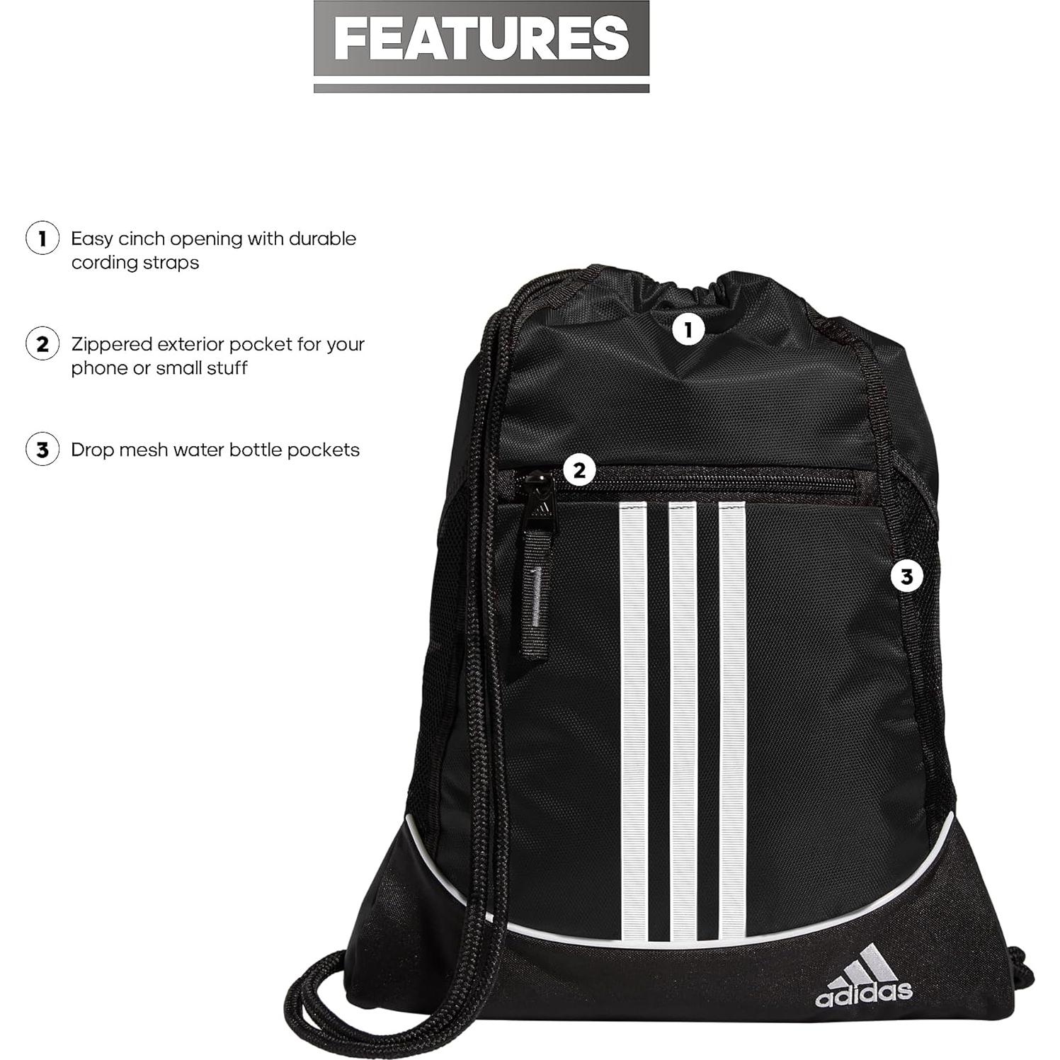 Mochila de Cuerda adidas Alliance Sackpack 12L Negra