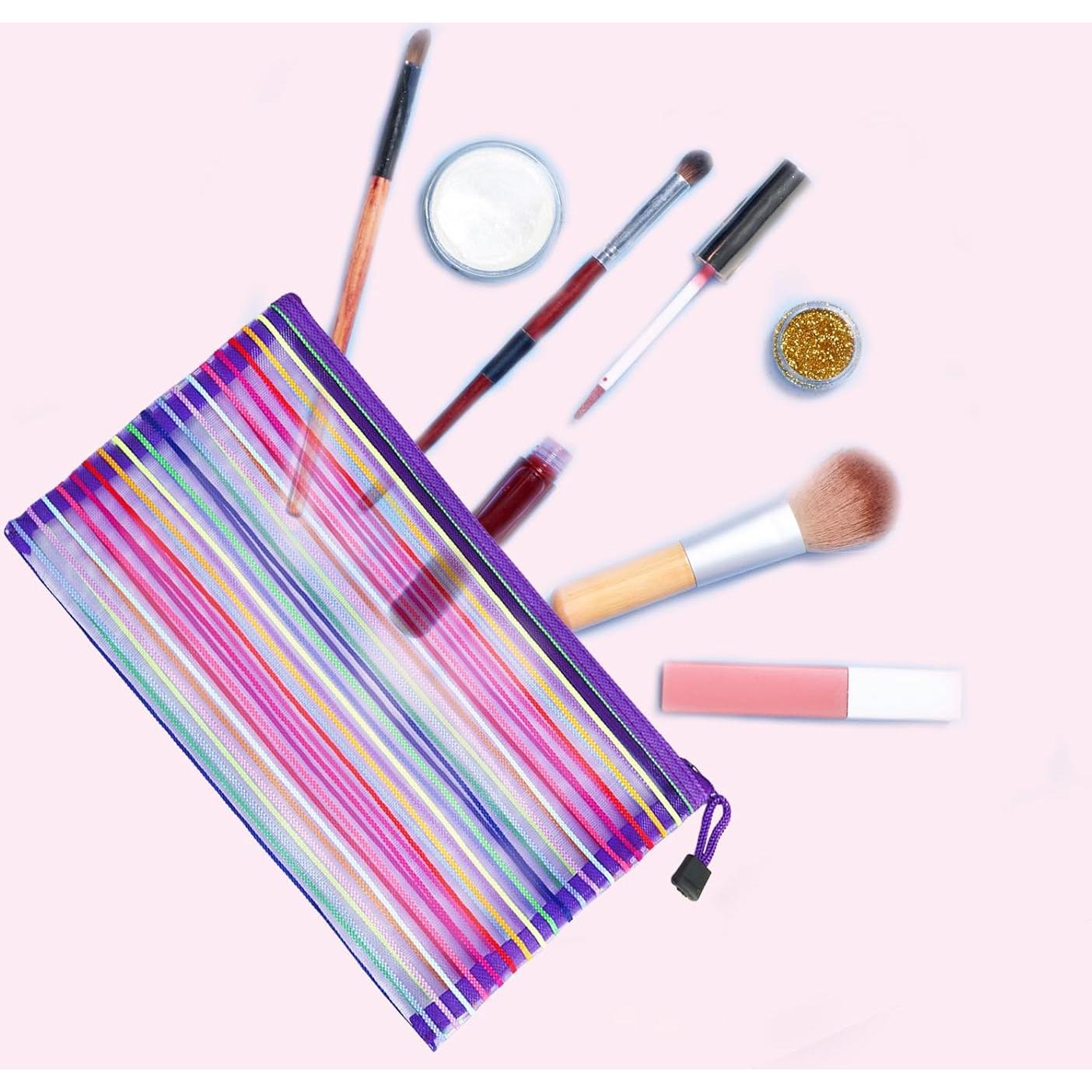 Bolsas de Malla con Cremallera CarryEpic 6 Pcs Púrpura