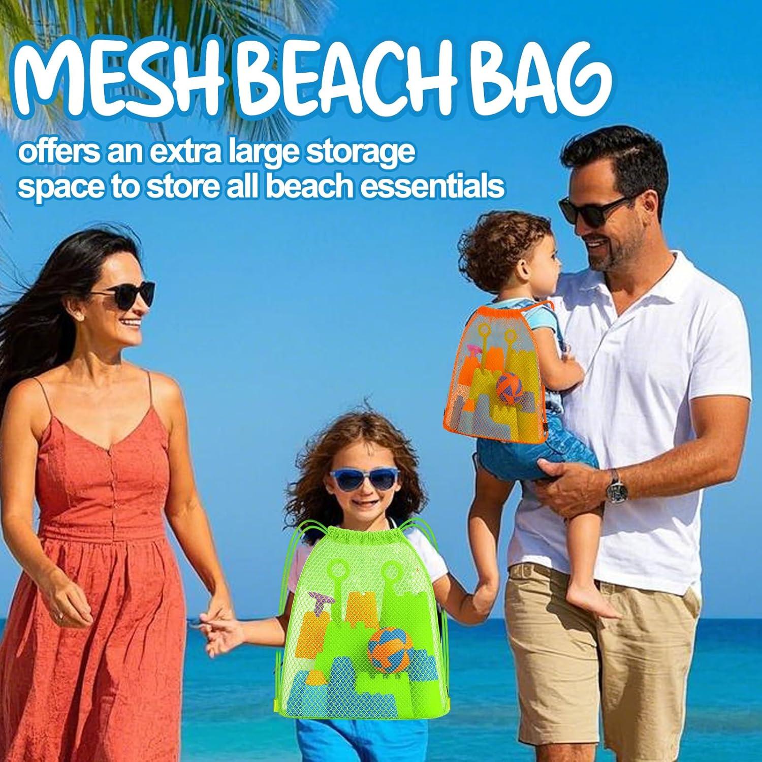 Bolsa de Juguetes de Playa Palksky - 3 Paquetes de Malla