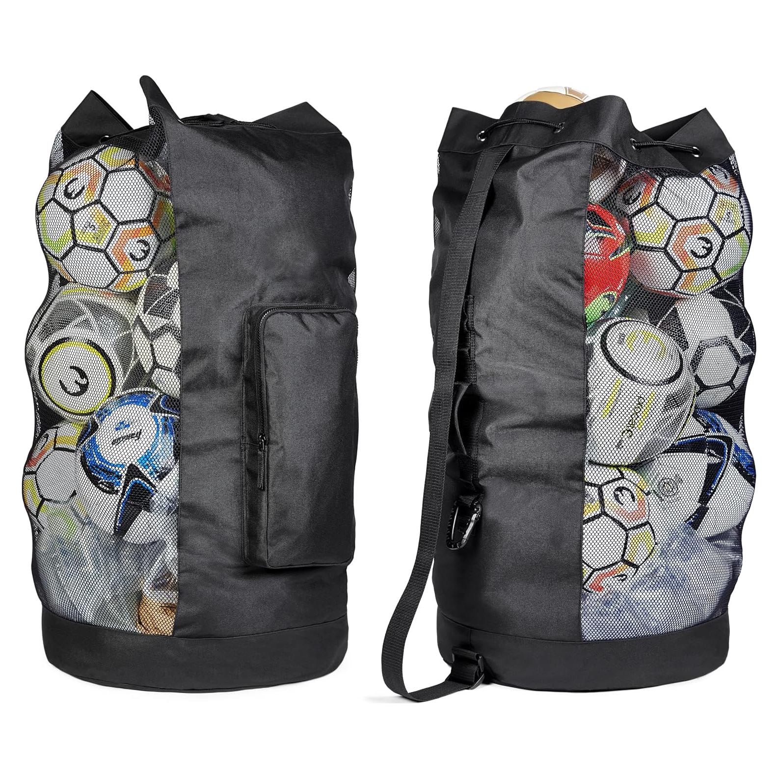 Bolsa de Malla Fitdom XL 49L para Fútbol y Deportes