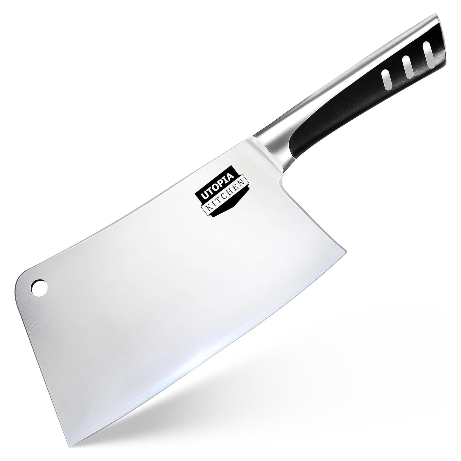 Cuchillo de Carnicero Utopia Kitchen 17,78 cm Acero Inoxidable