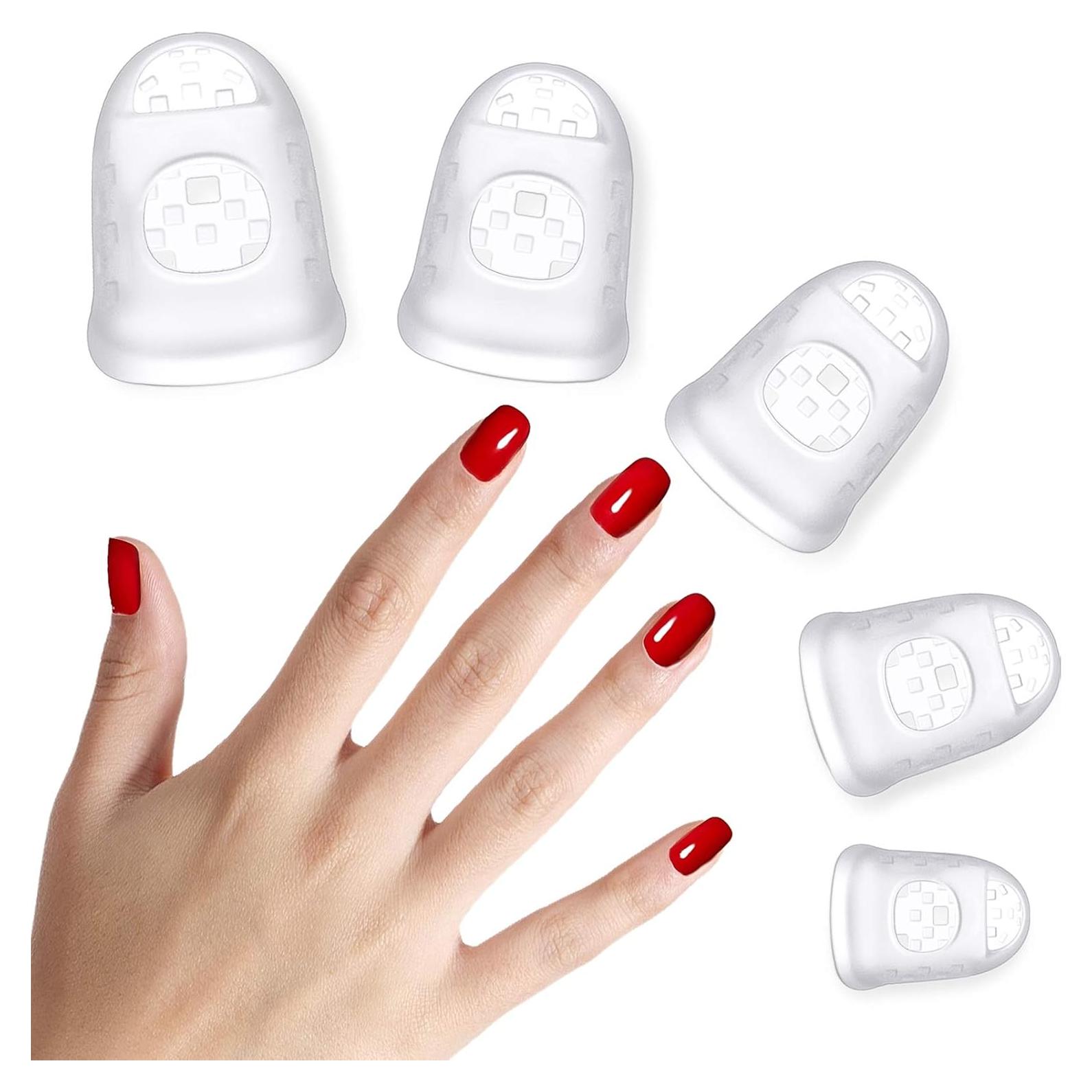 Frienda Protectores de Dedos de Guitarra Silicona 40 Piezas