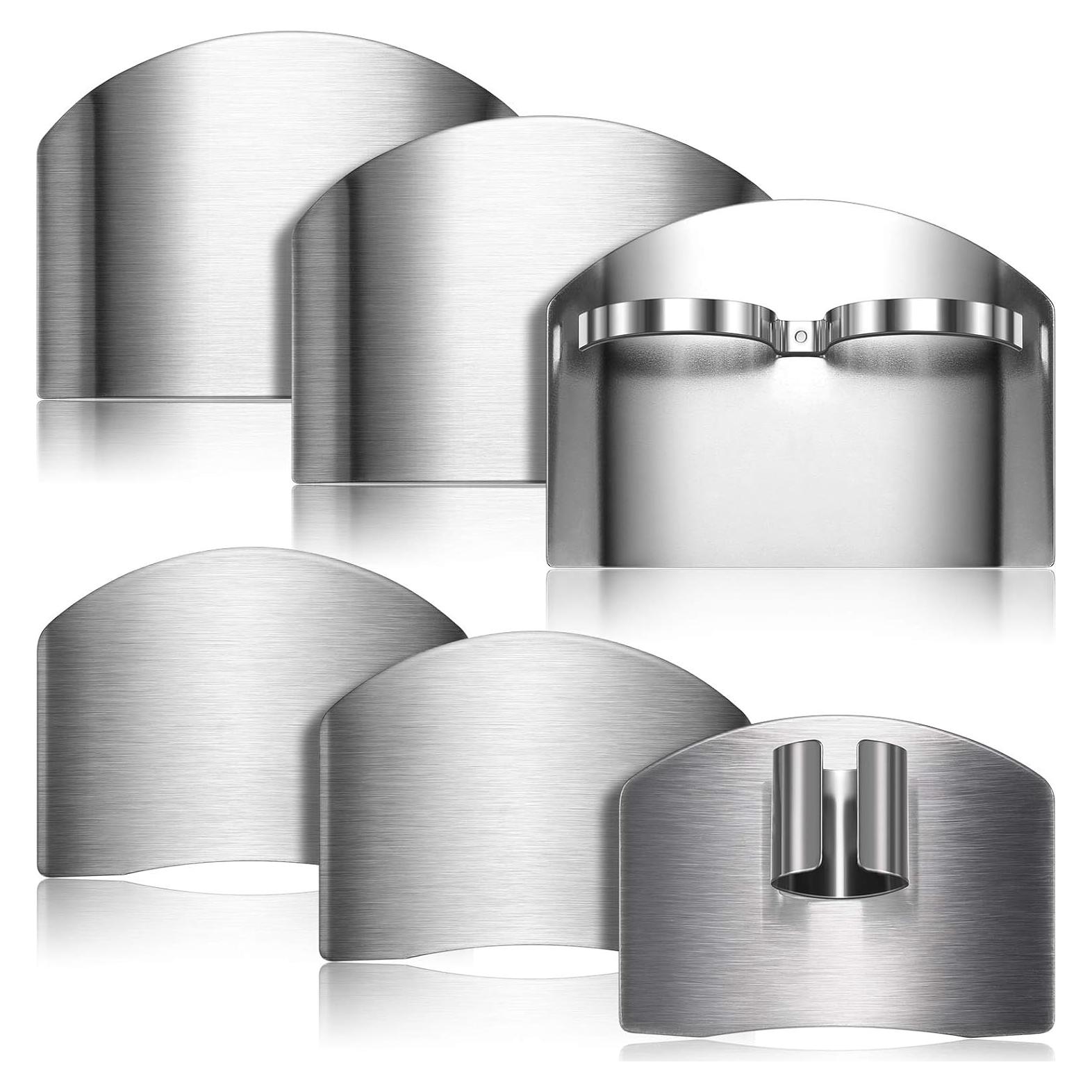 Protectores de Dedos Patelai 6 Piezas Acero Inoxidable