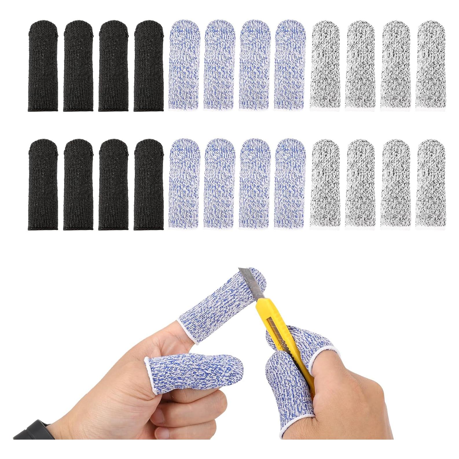 Paquete de 24 Protectores de Dedos Sliverdew Reutilizables