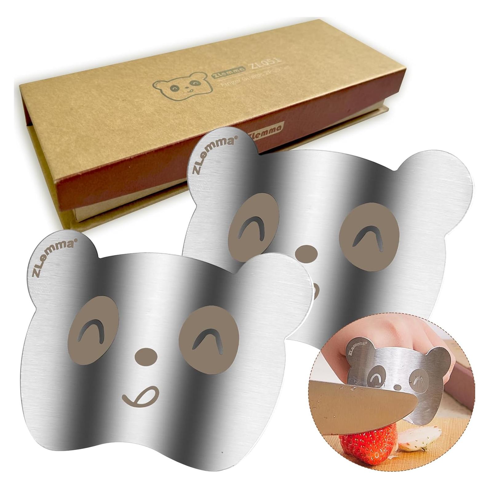 Juego de Protectores de Dedos ZLemma Panda 2 Pcs Acero Inoxidable