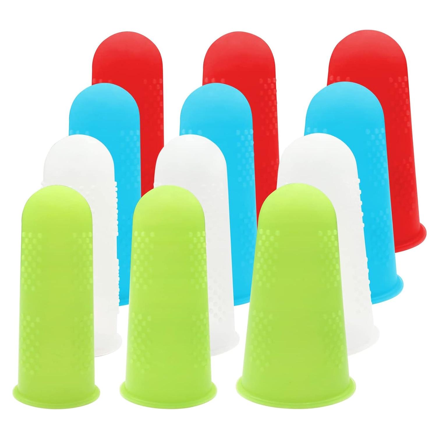 12 Tapas de Silicona Ykimok para Protección de Dedos