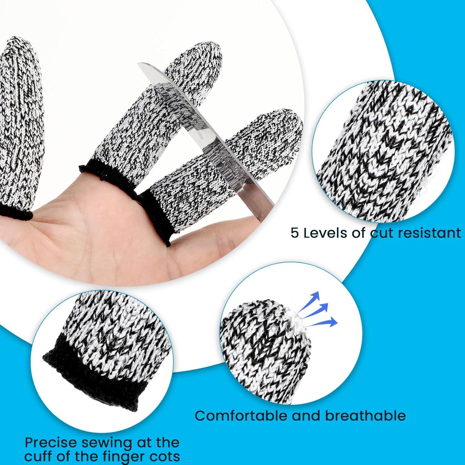 14 Cubiertas para Dedos Ymapinc Anti-Corte 7.2x2.7cm