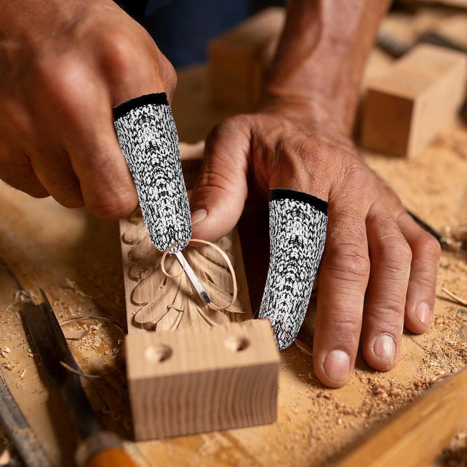 14 Cubiertas para Dedos Ymapinc Anti-Corte 7.2x2.7cm