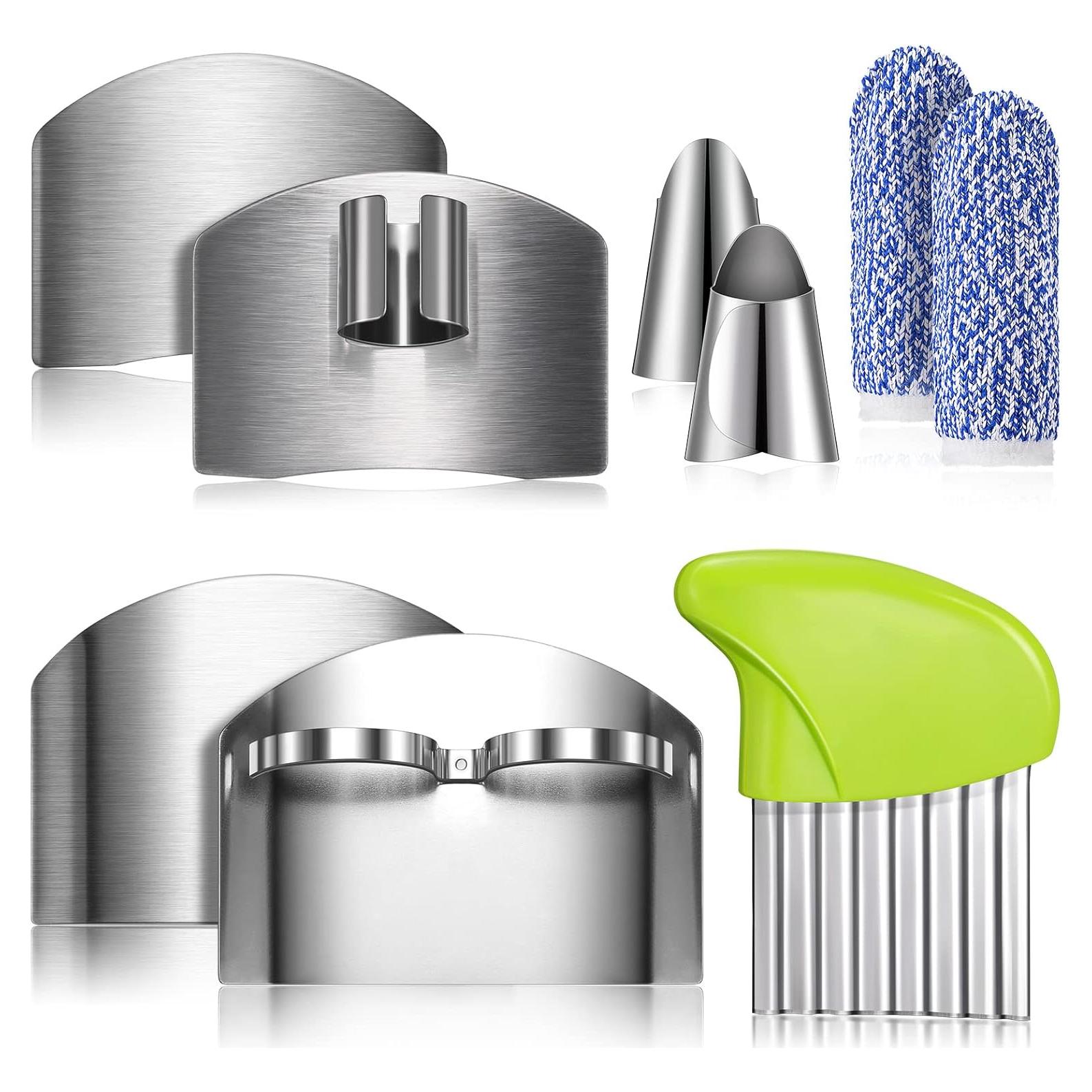 Juego de 9 Protectores de Dedos Raiten Acero Inoxidable