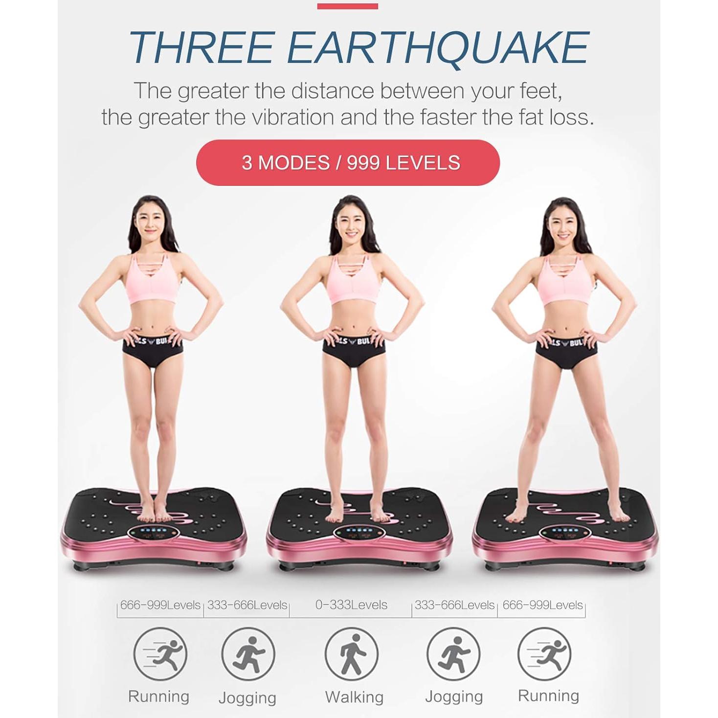 Máquina de Vibración NIMTO XL 999 Niveles Control Remoto