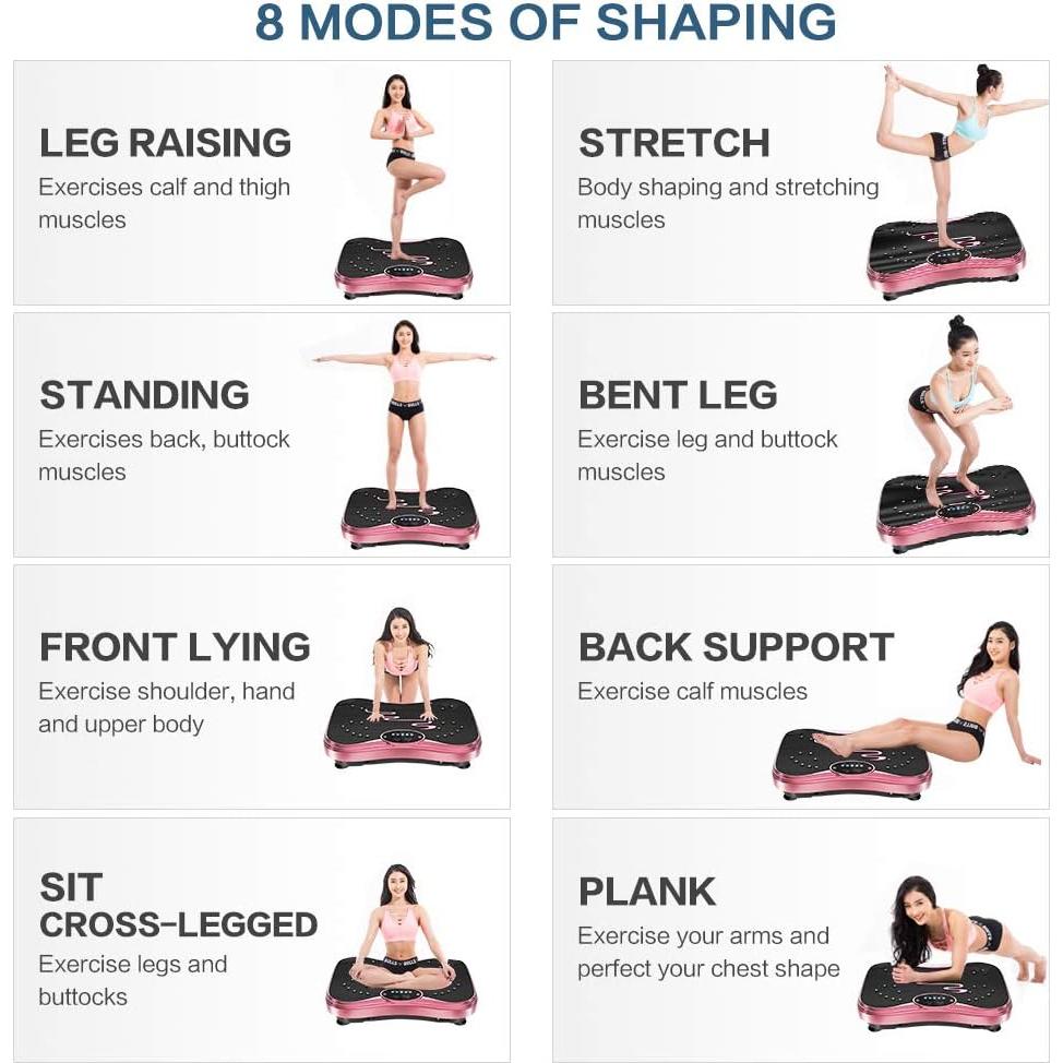 Máquina de Vibración NIMTO XL 999 Niveles Control Remoto