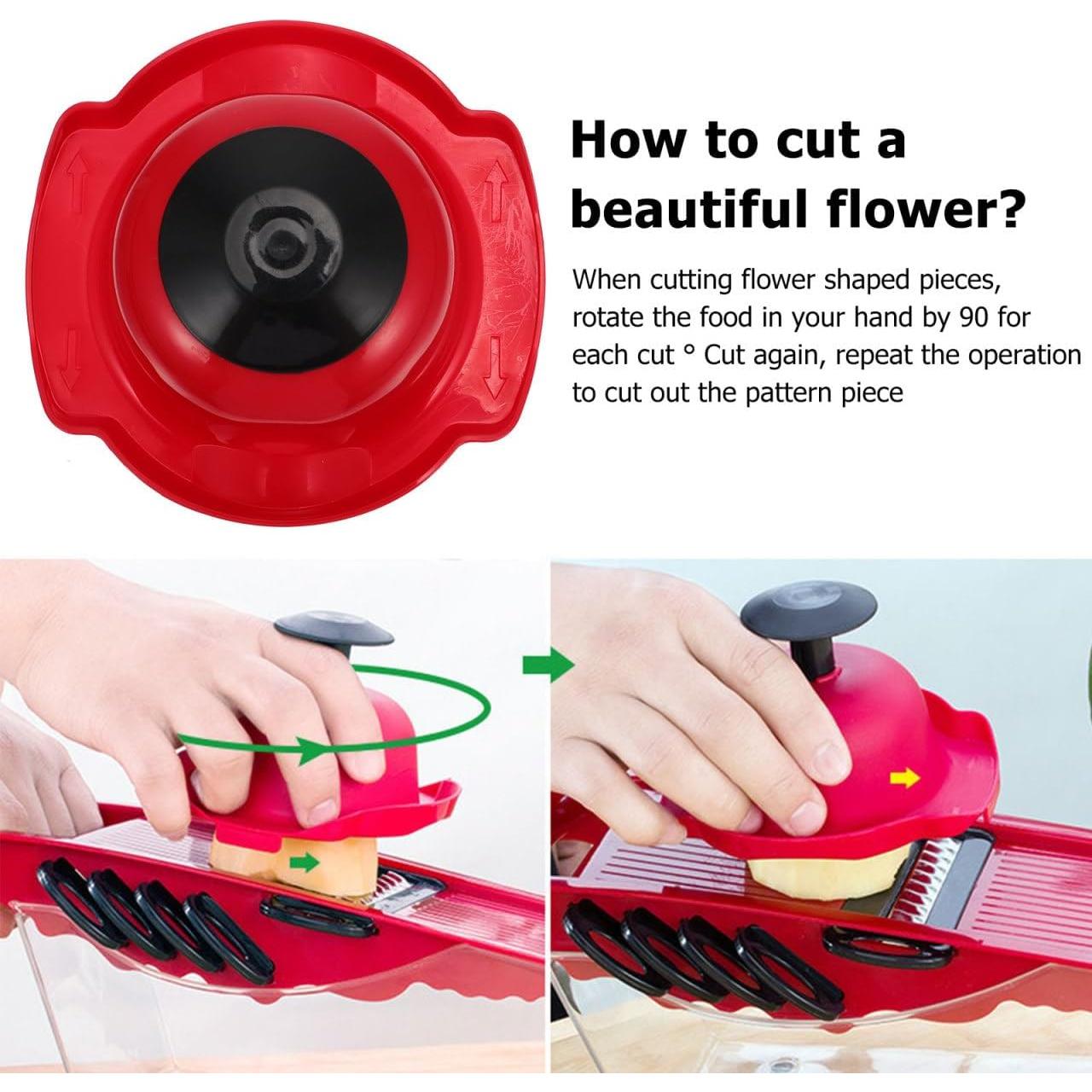 Soporte de Seguridad Alimentaria DOITOOL para Rallador Rojo