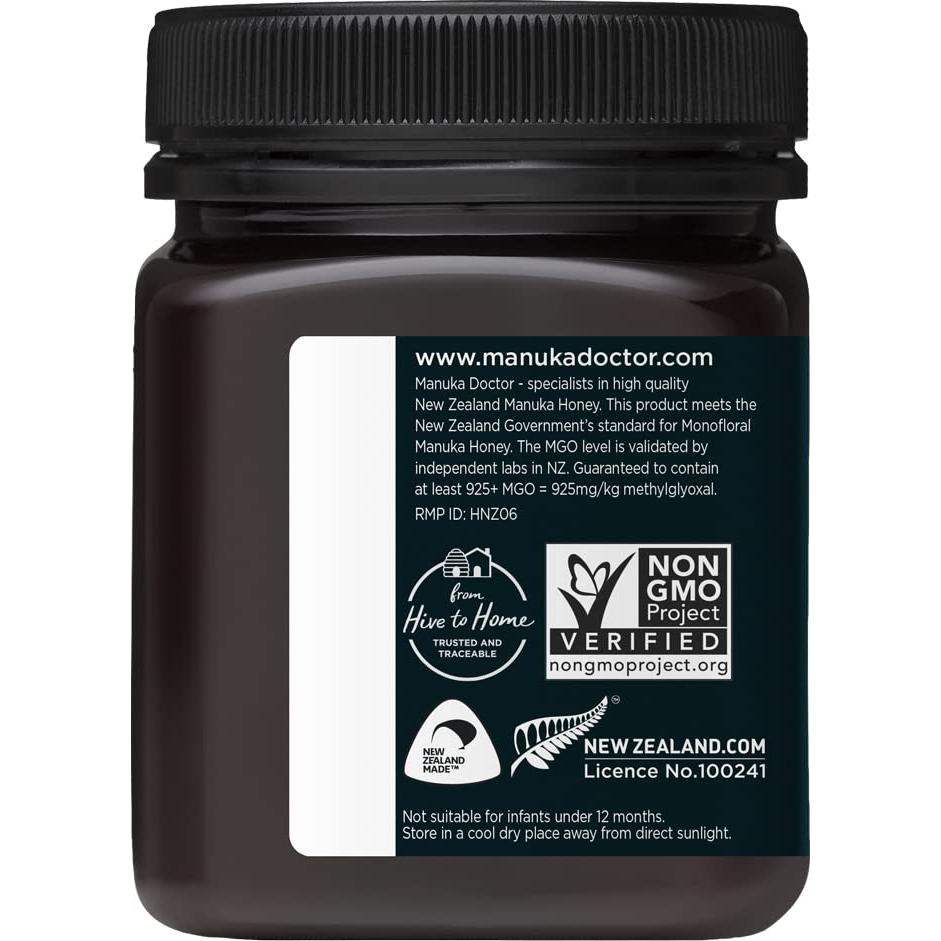 Miel de Manuka Monofloral Manuka Doctor MGO 925+ 247.5 g