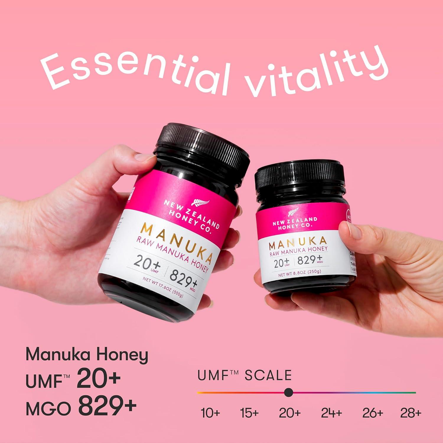 Miel Cruda de Manuka UMF 20+ New Zealand Honey Co. 125g