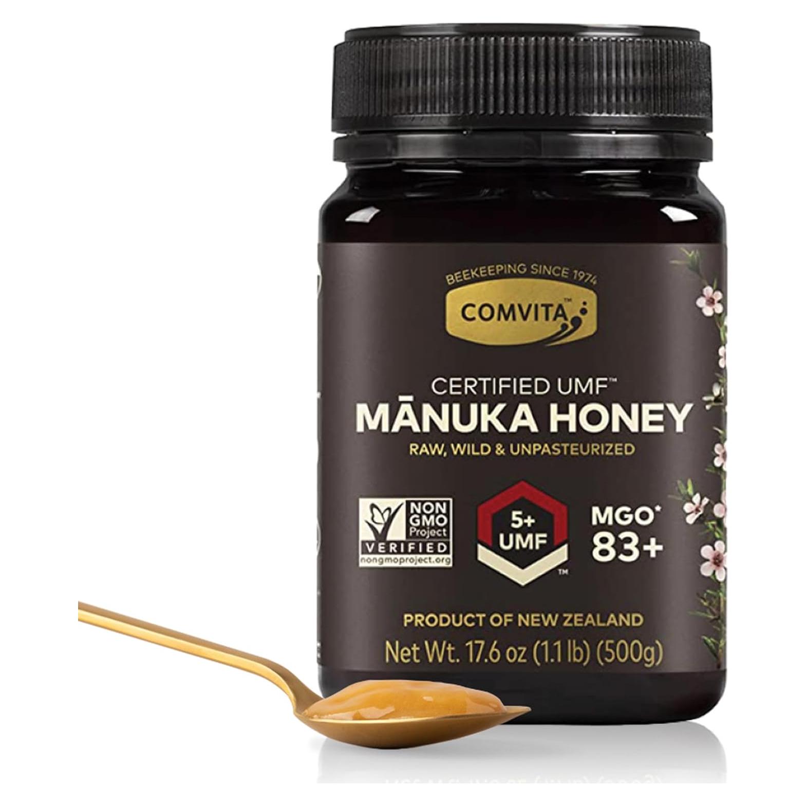 Miel de Manuka Cruda Comvita UMF 5+ 500g Pura y No OGM