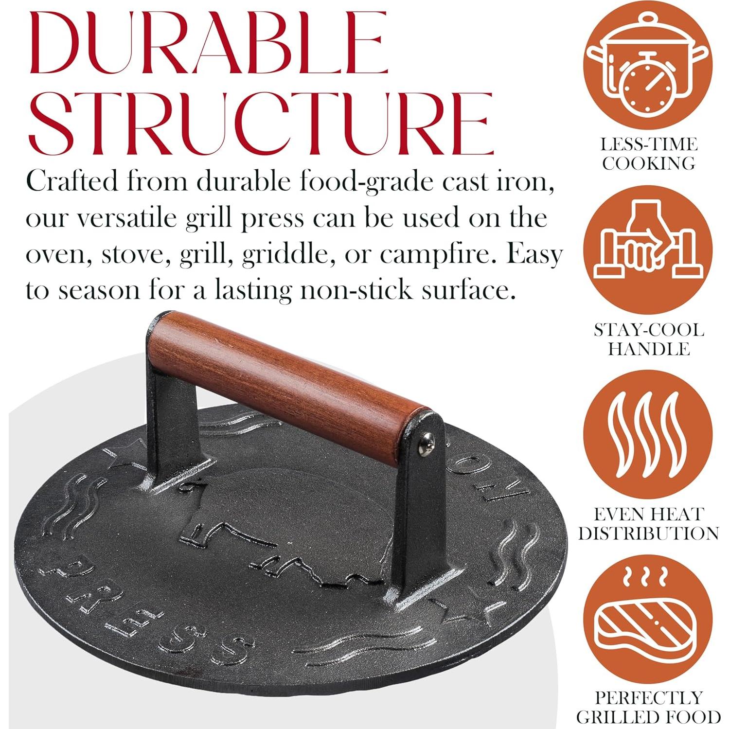 Prensa de Tocino Bellemain Hierro Fundido 22 cm