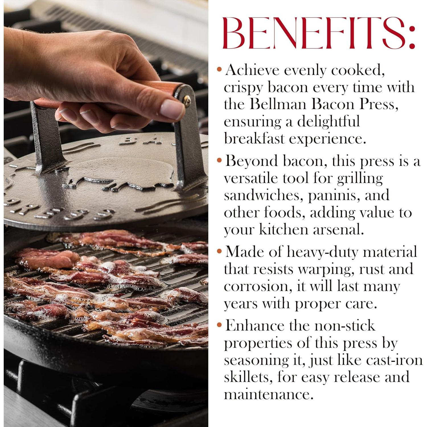 Prensa de Tocino Bellemain Hierro Fundido 22 cm