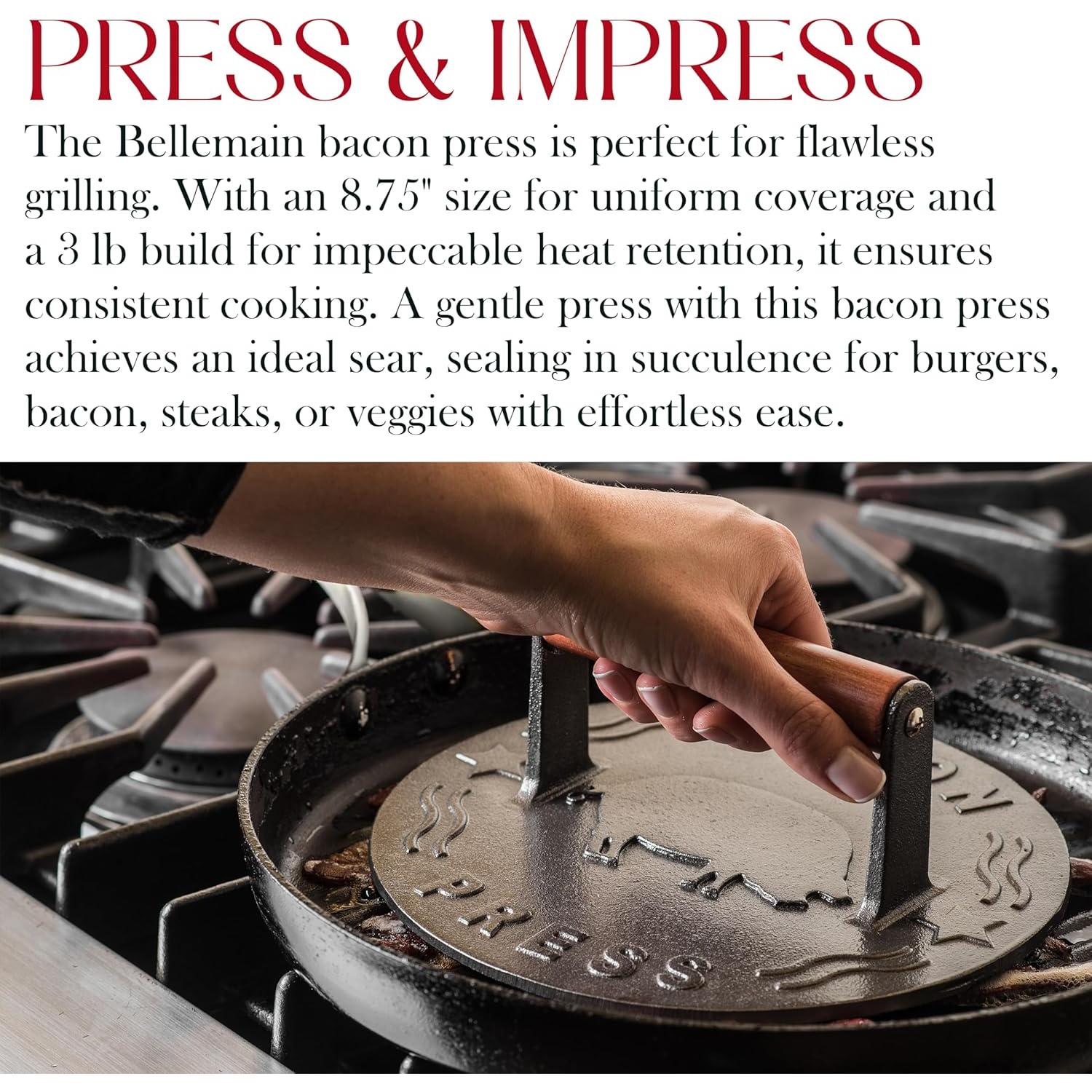 Prensa de Tocino Bellemain Hierro Fundido 22 cm