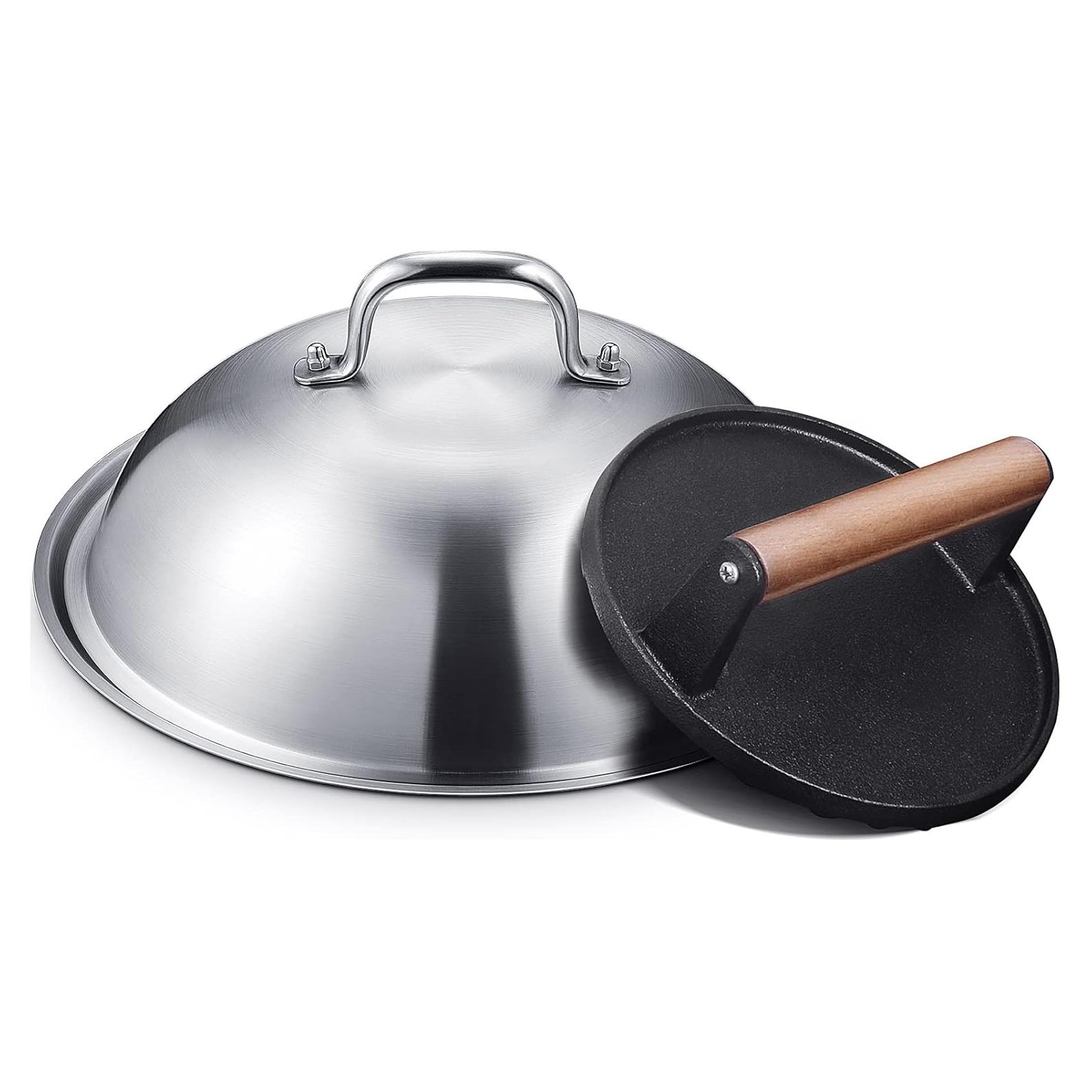 HOMENOTE Dome de Derretimiento 31.75 cm + Prensa Redonda 17.78 cm