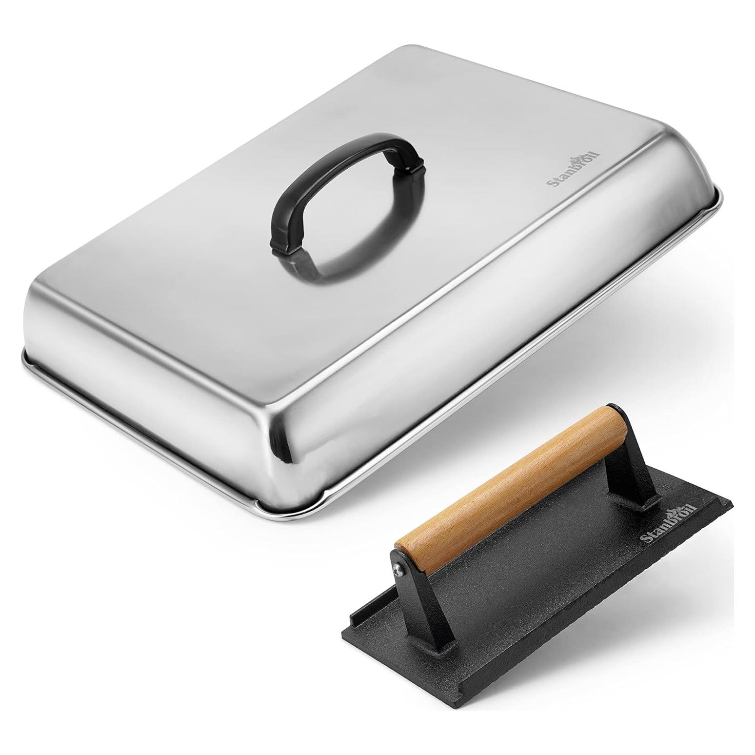 Kit de Parrilla Stanbroil: Dome de Derretir y Prensa Hierro