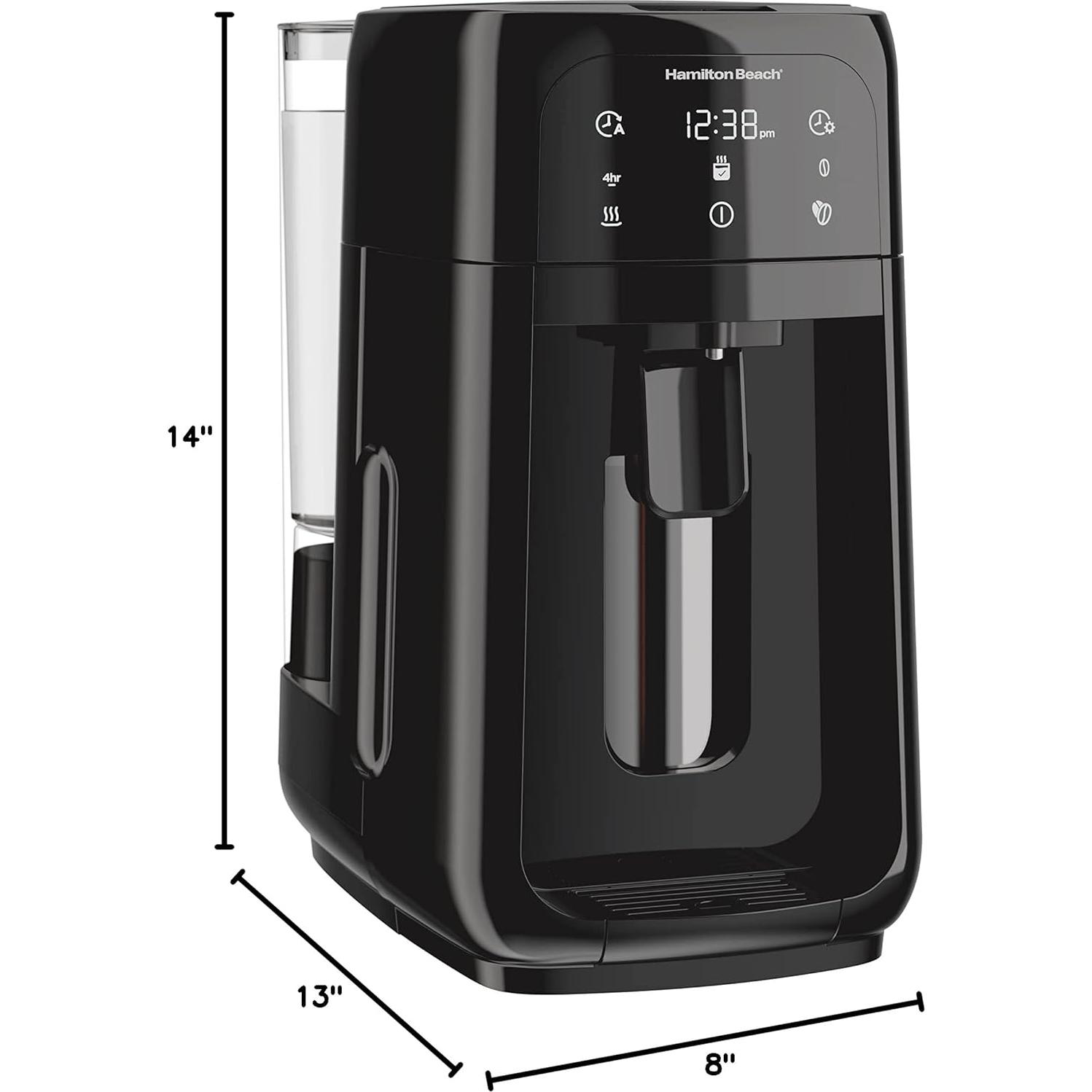 Cafetera de Goteo Programable Hamilton Beach 12 Tazas Negra