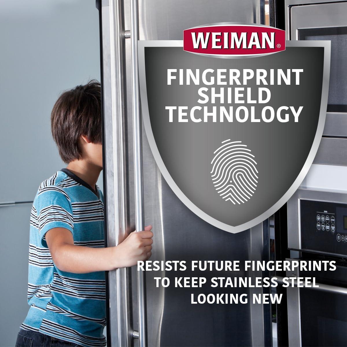 Kit Limpiador Acero Inoxidable Weiman 354ml - 3 Piezas