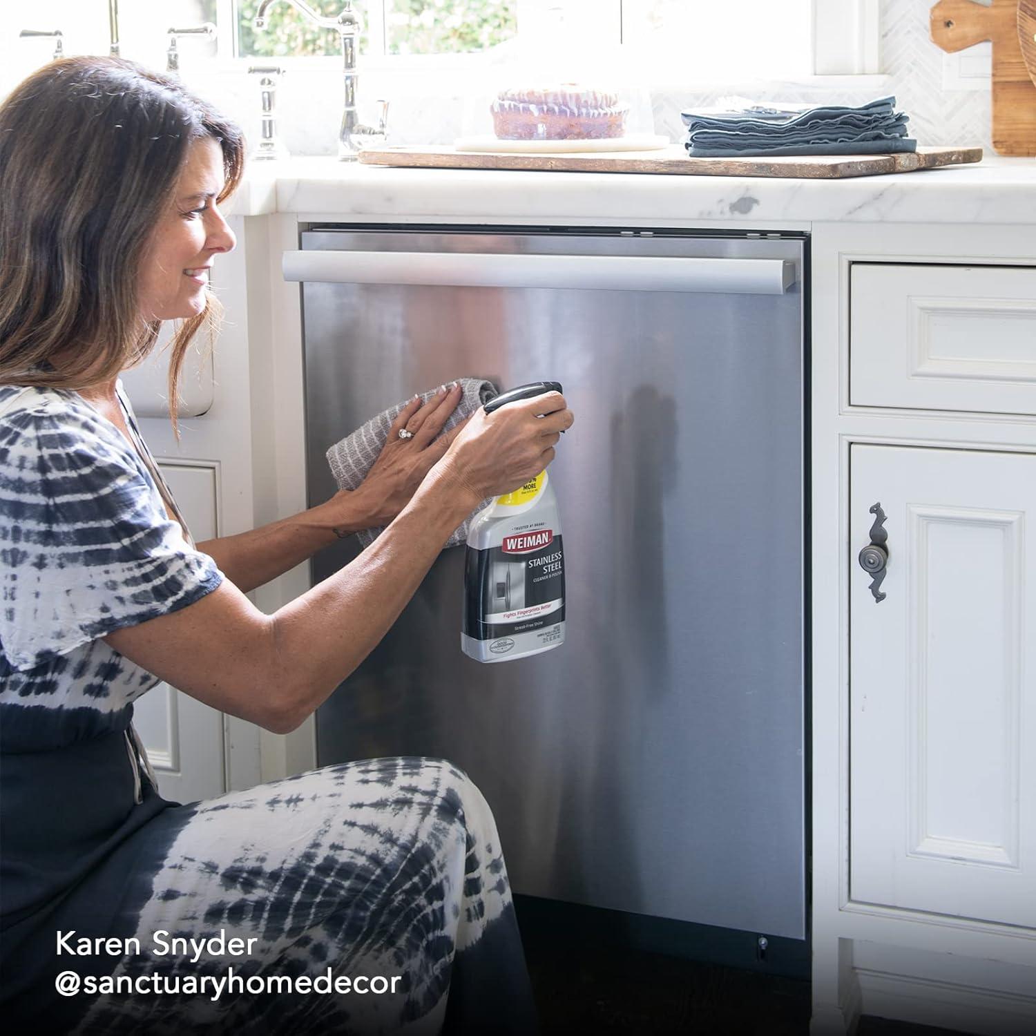 Kit Limpiador Acero Inoxidable Weiman 354ml - 3 Piezas