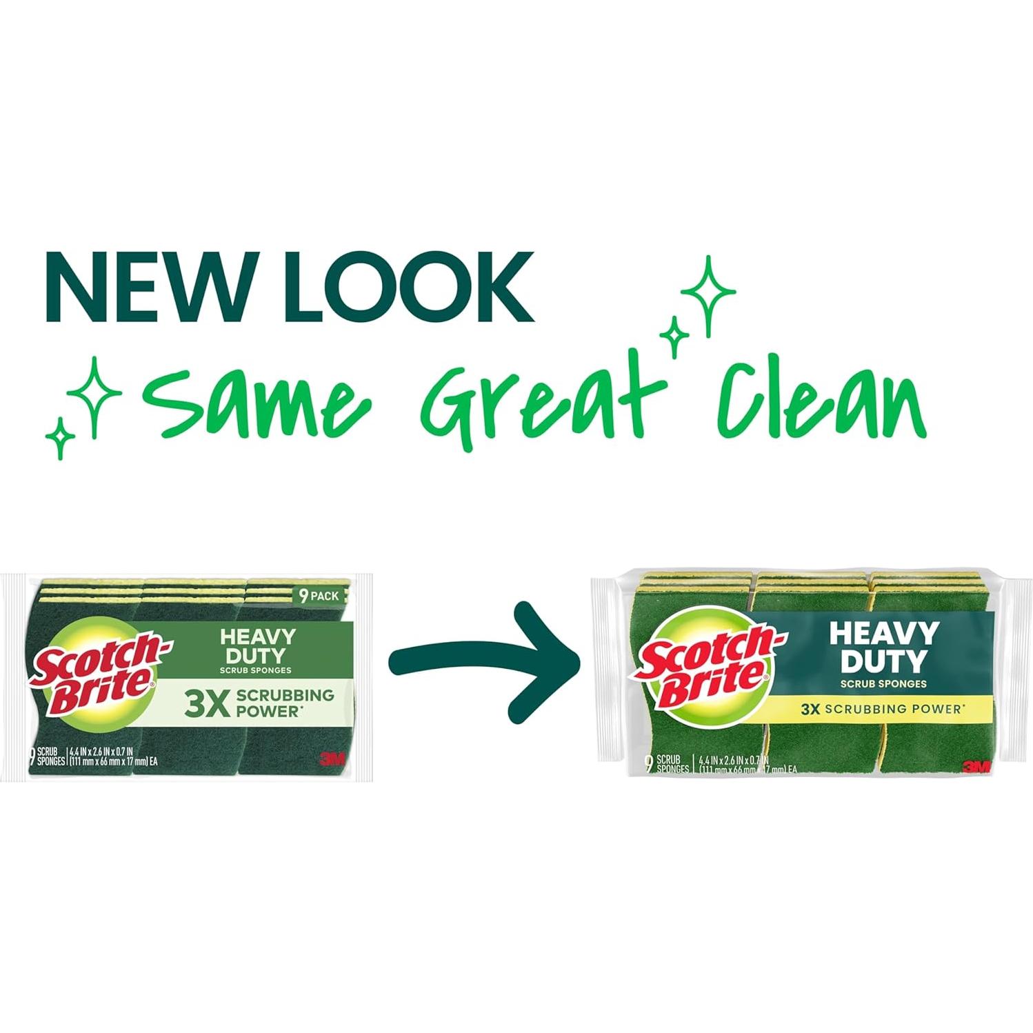 Esponjas de limpieza Scotch-Brite 9 unidades alta resistencia