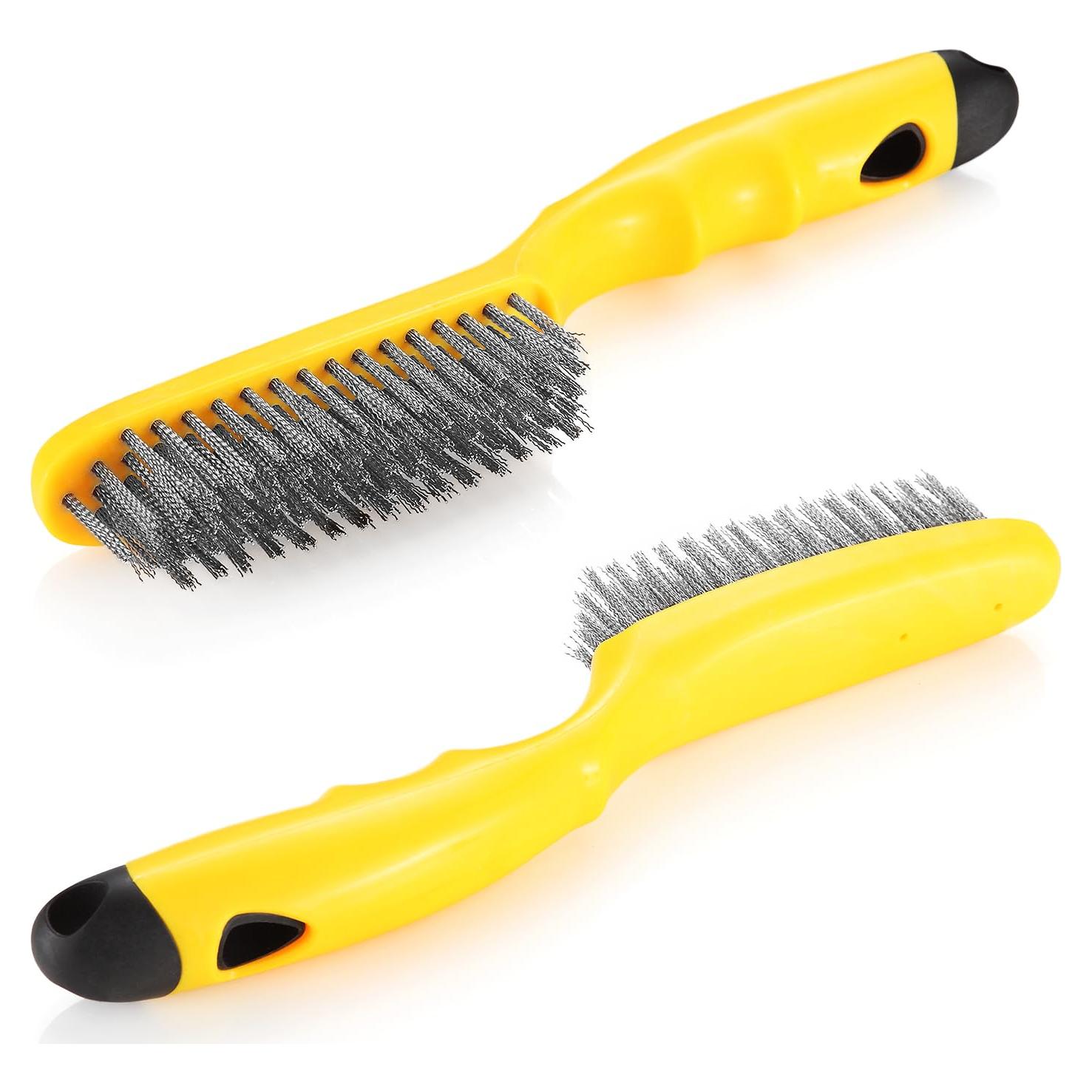 Cepillo de Alambre Inoxidable Chanharm 2 Pcs 79 Cerdas 26.67 cm