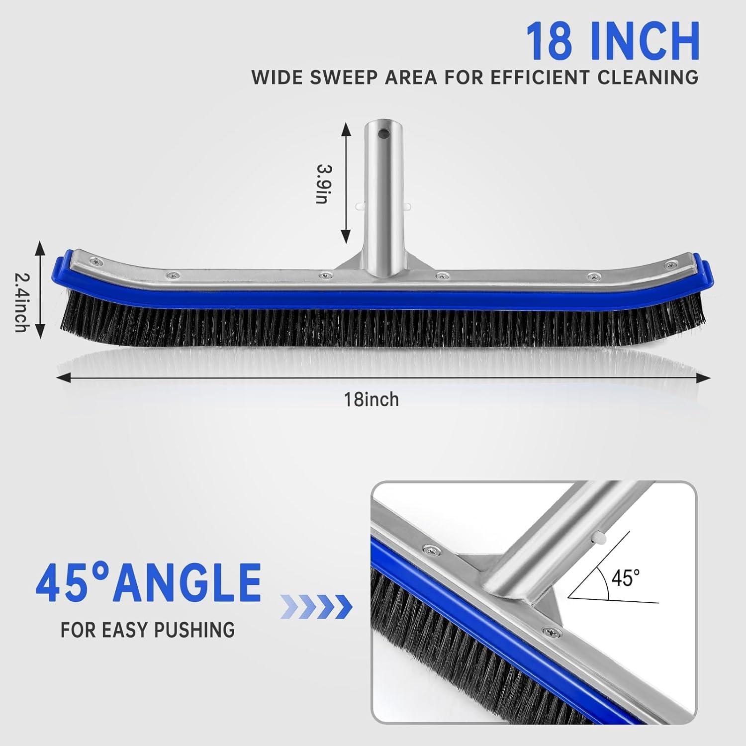 Cabezal de Cepillo para Piscina Unipool 45,72 cm Acero