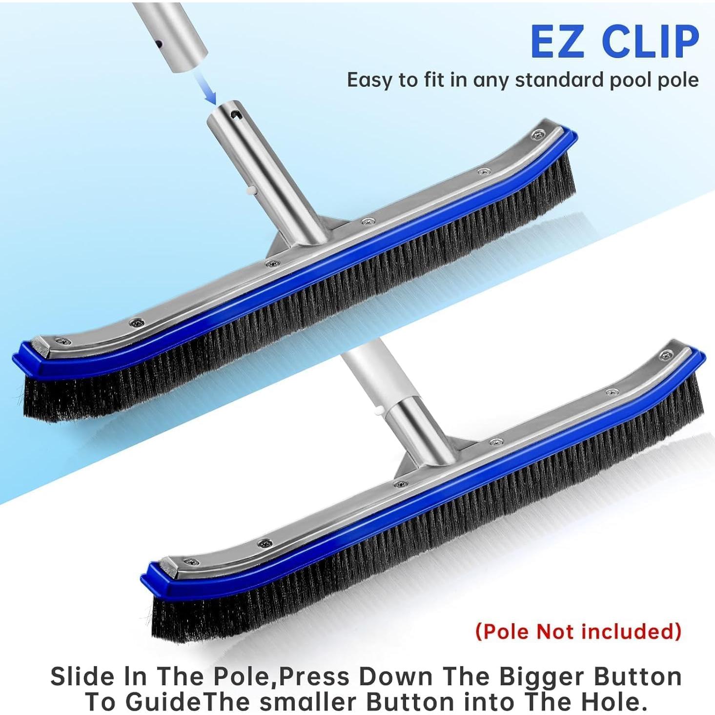 Cabezal de Cepillo para Piscina Unipool 45,72 cm Acero