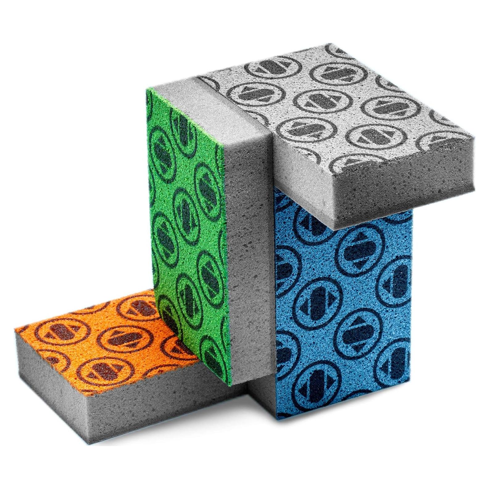 Paquete de 4 Esponjas Skura Style No Rayantes 67.91g