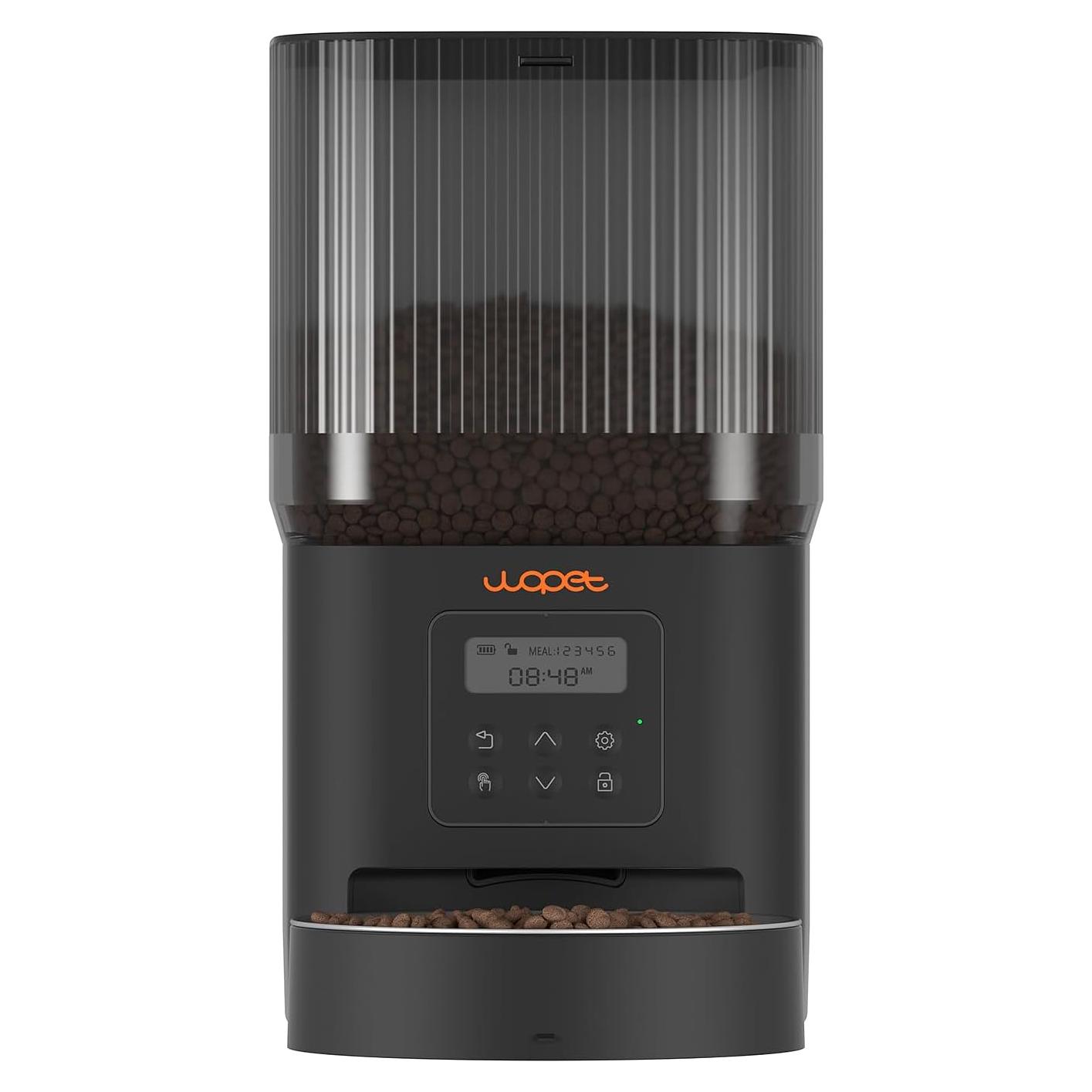 Comedero Automático WOPET para Gatos 4L - Negro