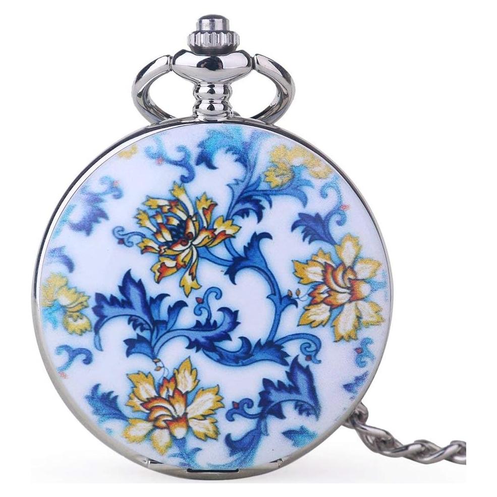 Reloj de bolsillo mecánico Whodoit M311 diseño retro